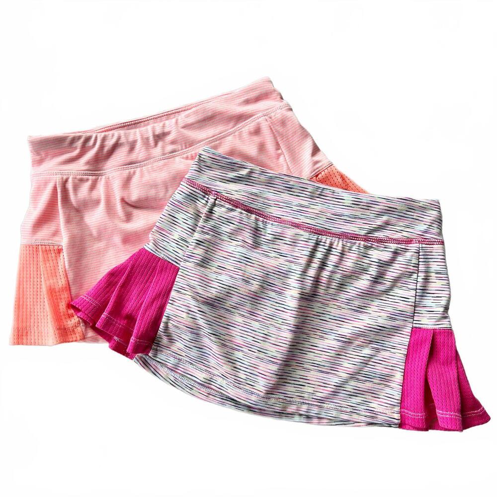 (2) C9 Champion Girls Performance Athletic Skorts ~ Size Medium(7/8)